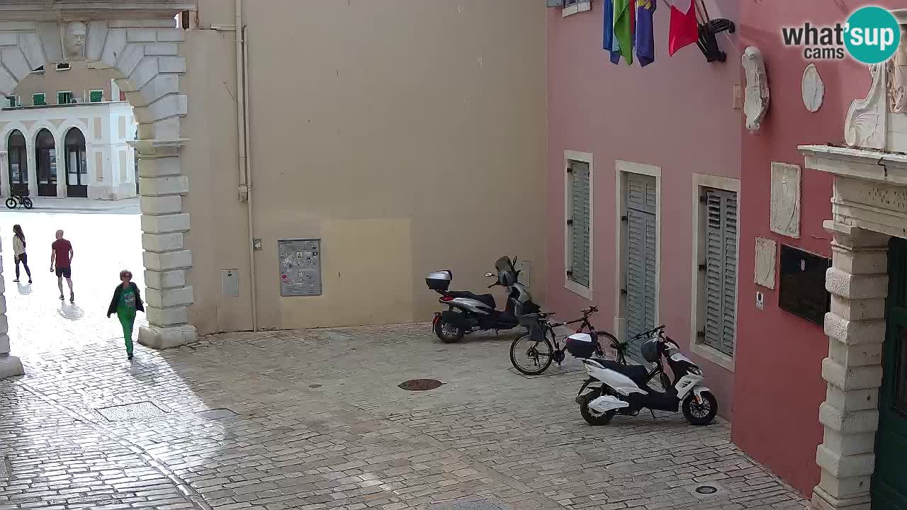Live webcam Rovinj – Balbi’s bow “City gate” – Istria – Croatia