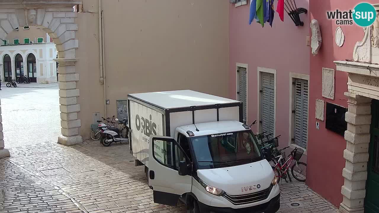 Live webcam Rovinj – Balbijev luk “Gradska vrata” – Istra – Hrvatska