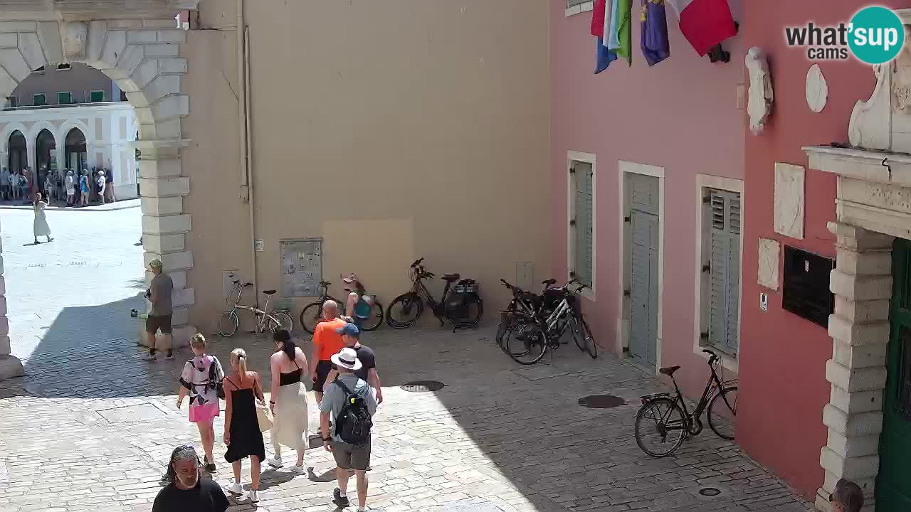 Live webcam Rovinj – Balbijev luk “Gradska vrata” – Istra – Hrvatska