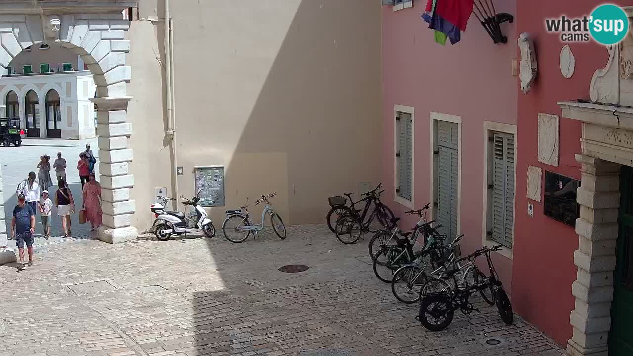 Live webcam Rovinj – Balbijev luk “Gradska vrata” – Istra – Hrvatska