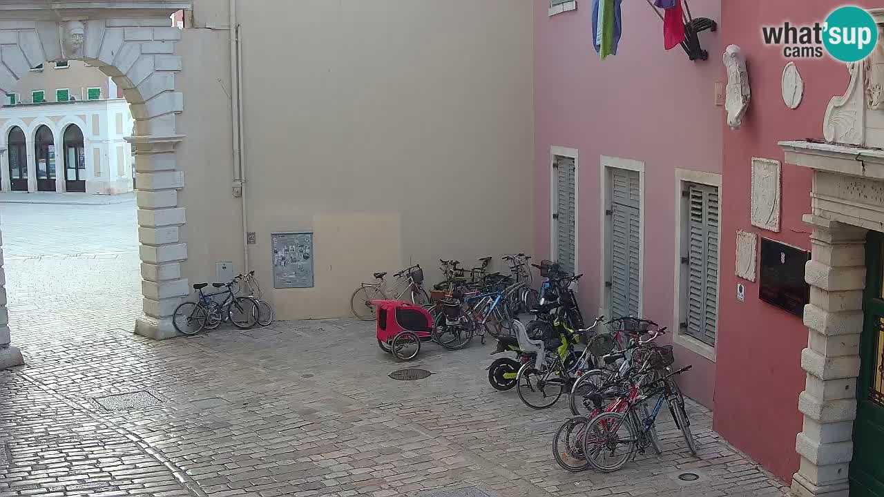 Live webcam Rovinj – Balbi’s bow “City gate” – Istria – Croatia