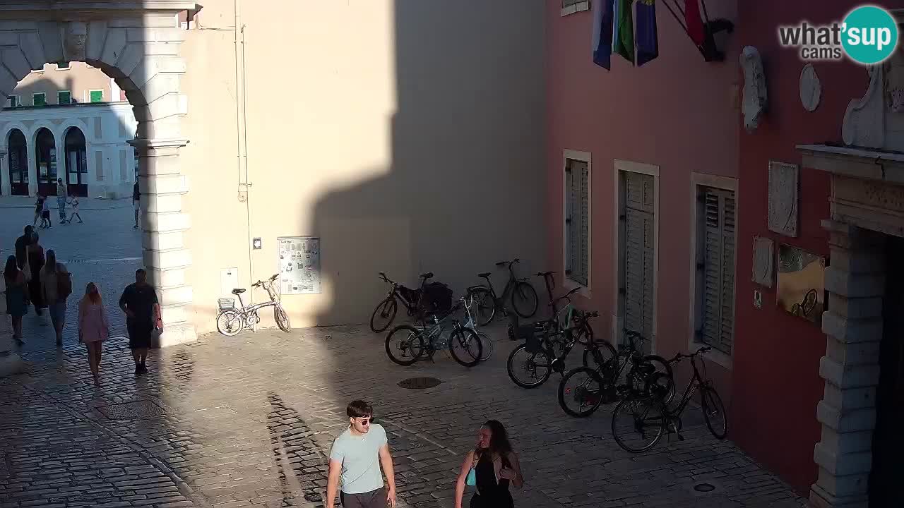 Live webcam Rovinj – Balbijev luk “Gradska vrata” – Istra – Hrvatska