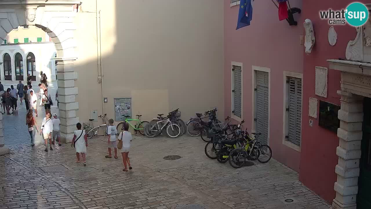 Live webcam Rovinj – Balbijev luk “Gradska vrata” – Istra – Hrvatska