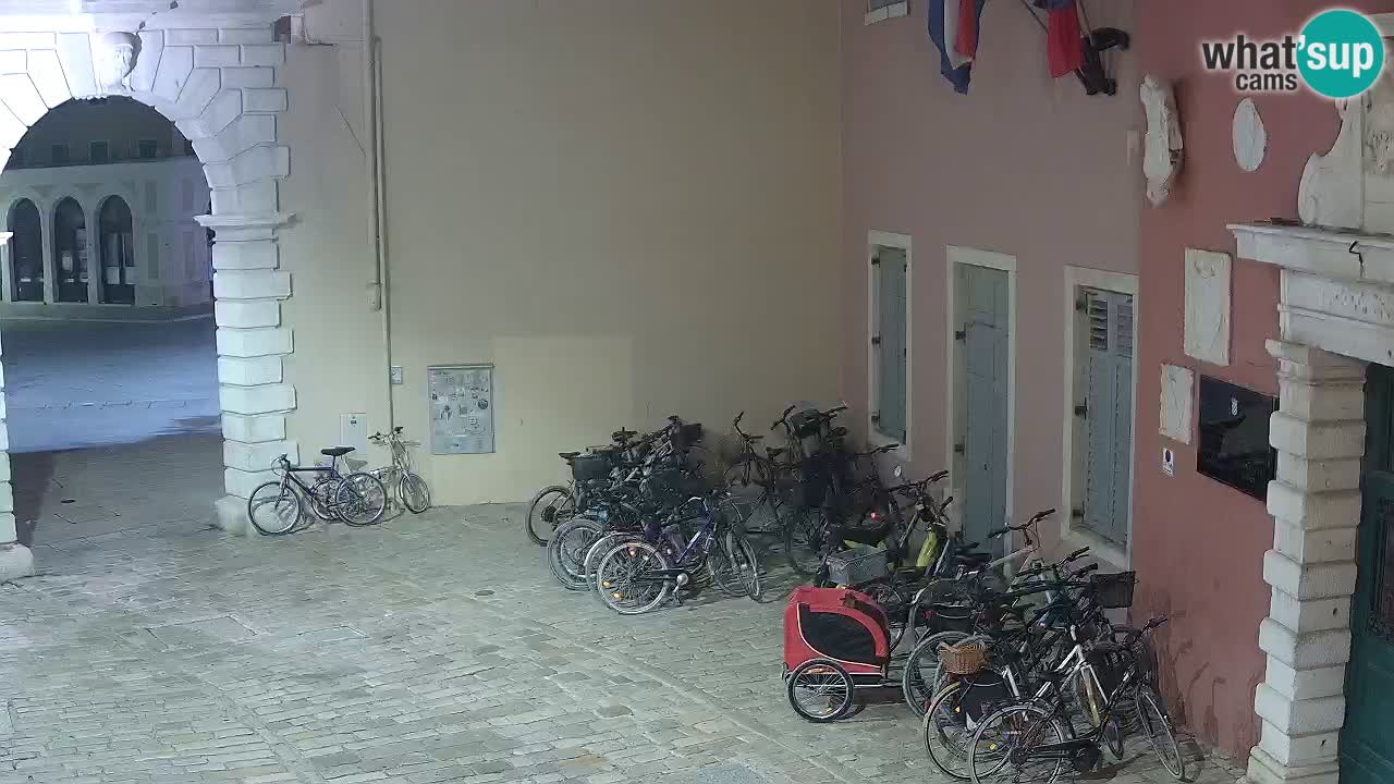 Live webcam Rovinj – Balbi’s bow “City gate” – Istria – Croatia