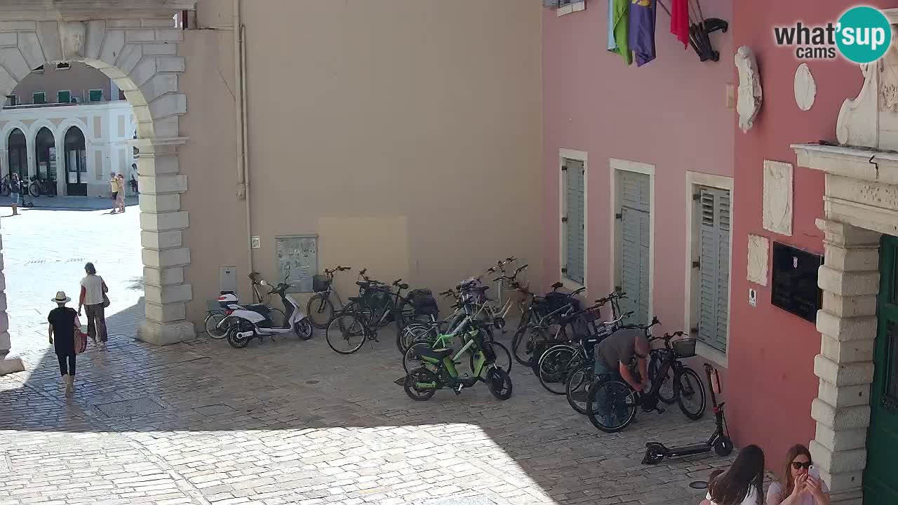 Live webcam Rovinj – Balbijev luk “Gradska vrata” – Istra – Hrvatska