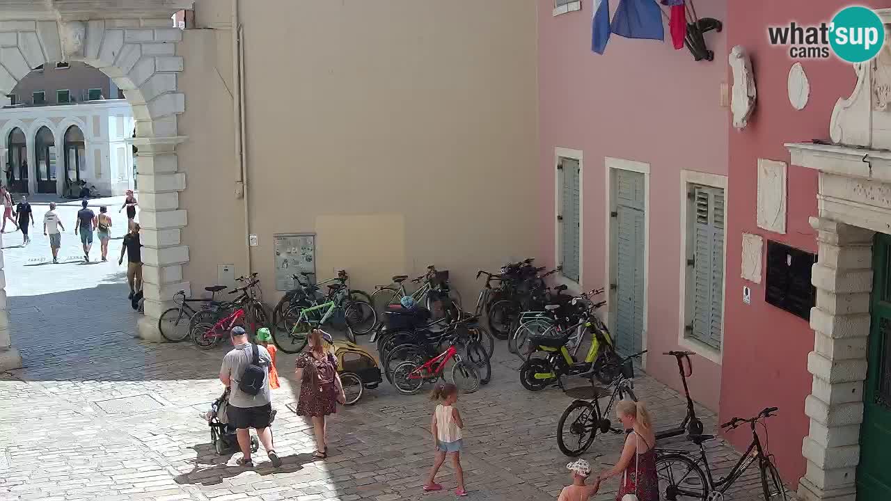 Live webcam Rovinj – Balbijev luk “Gradska vrata” – Istra – Hrvatska