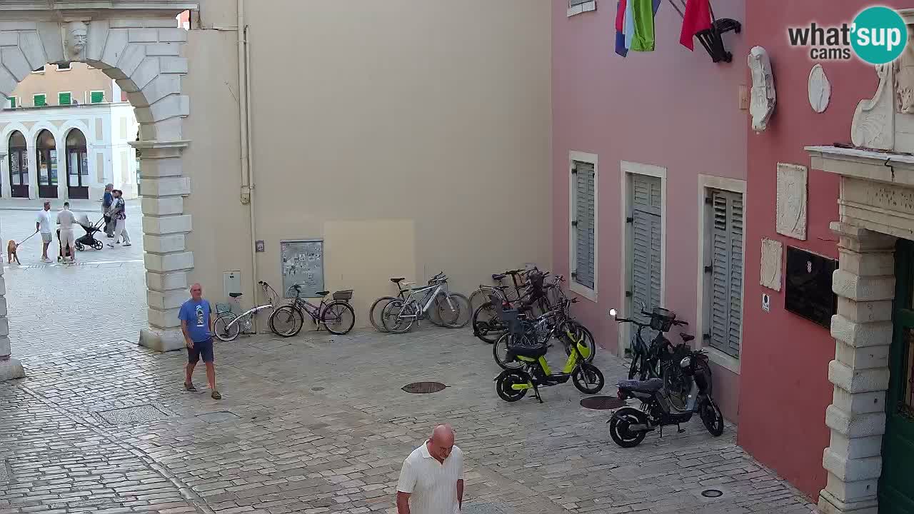 Live webcam Rovinj – Balbi’s bow “City gate” – Istria – Croatia