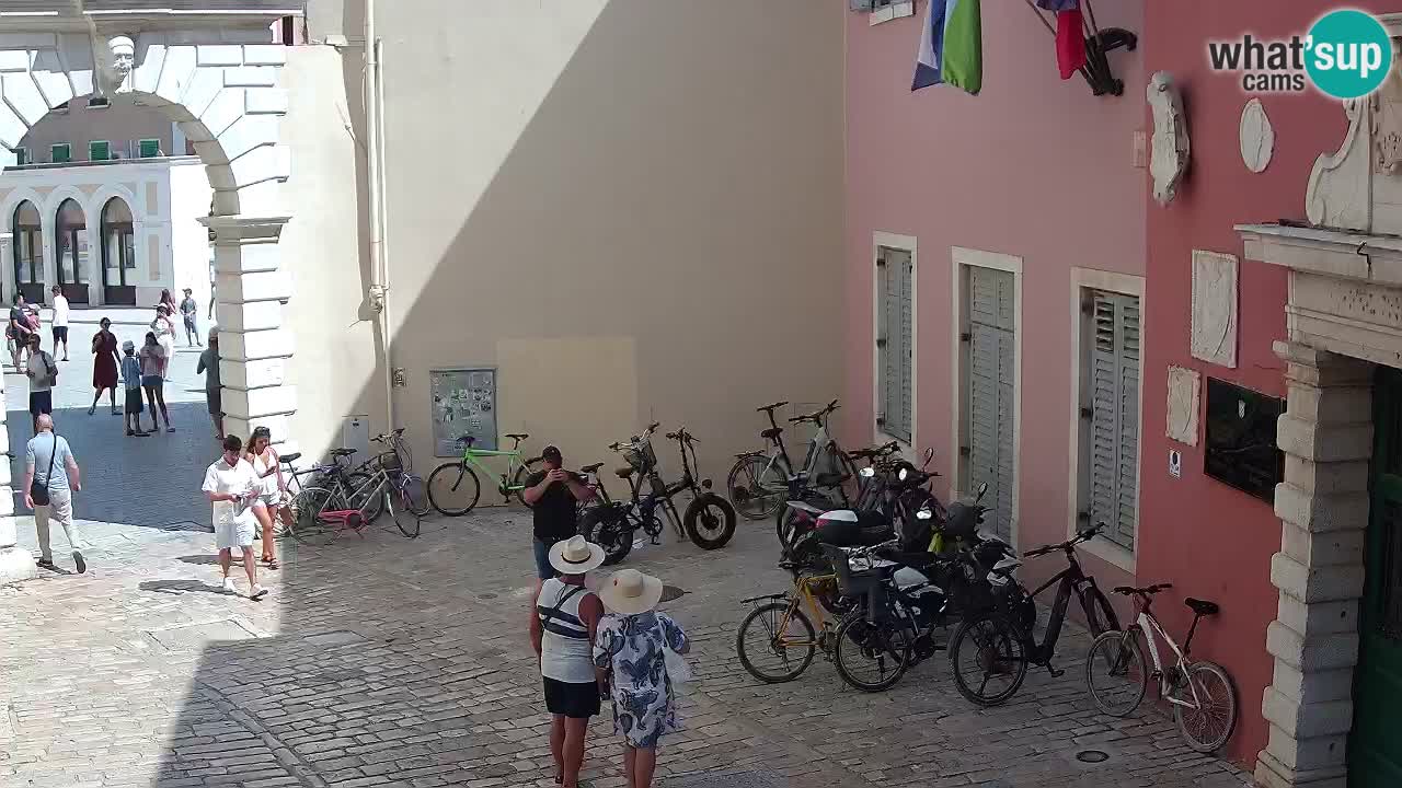 Live webcam Rovinj – Balbijev luk “Gradska vrata” – Istra – Hrvatska
