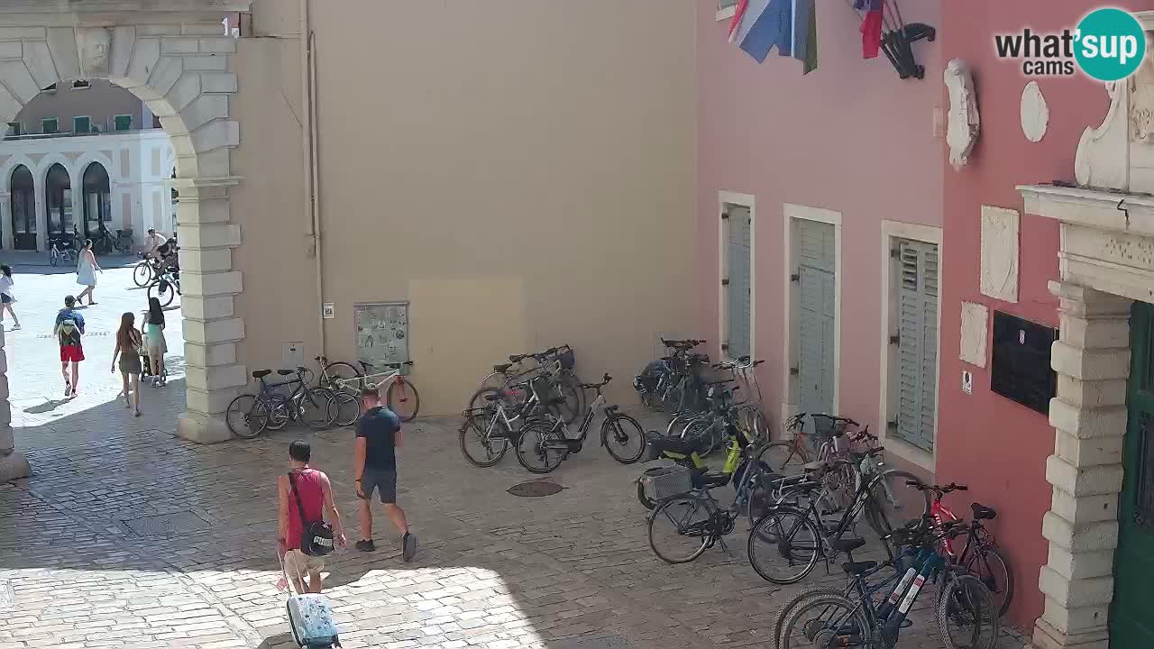 Live webcam Rovinj – Balbi’s bow “City gate” – Istria – Croatia