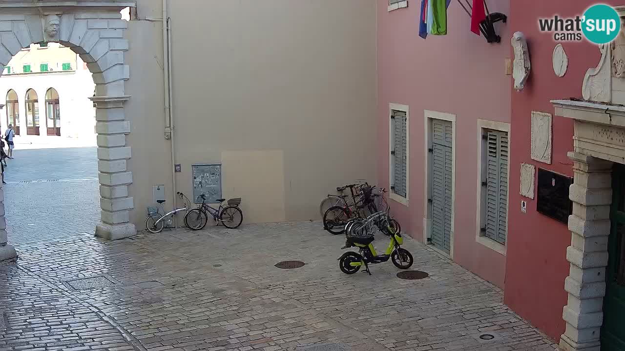 Live webcam Rovinj – Balbijev luk “Gradska vrata” – Istra – Hrvatska