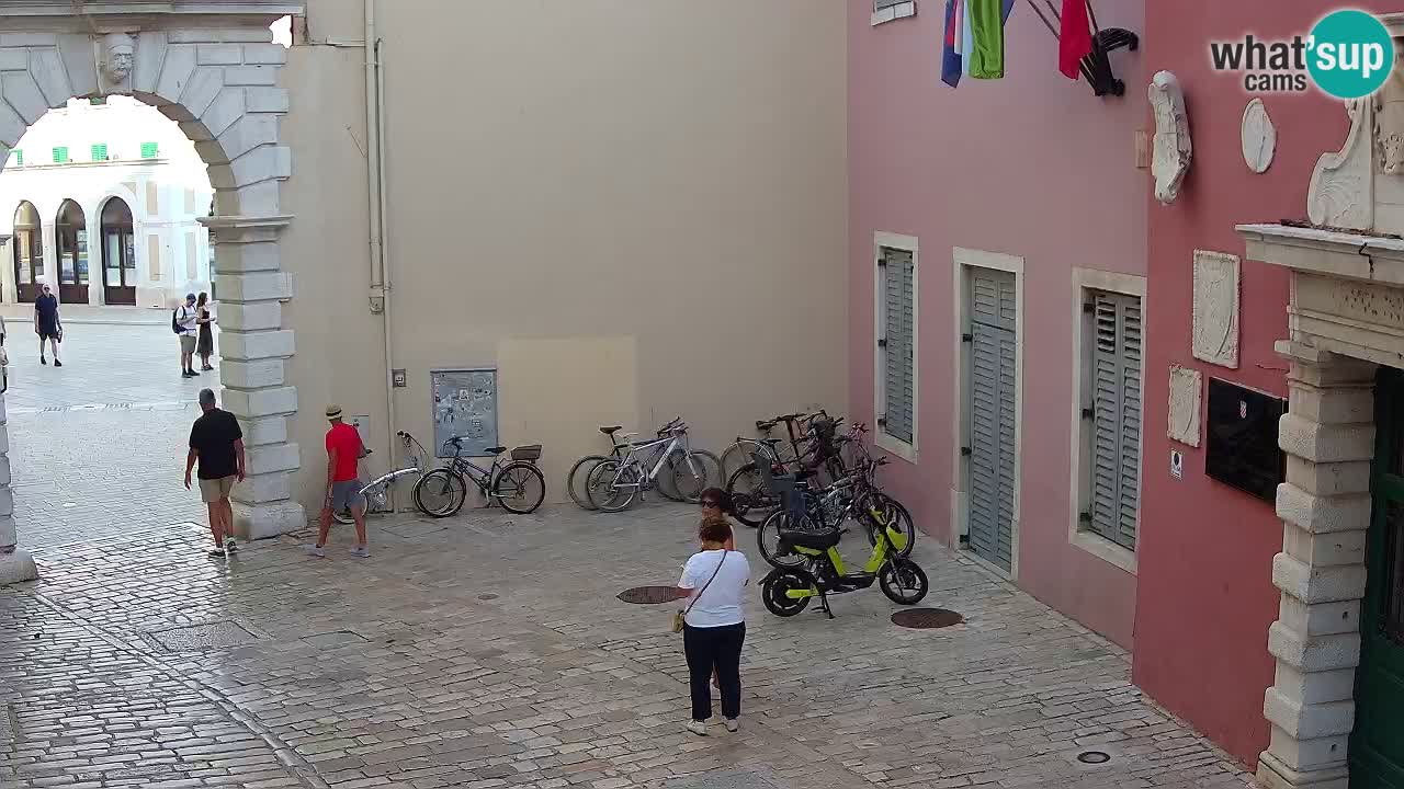 Live webcam Rovinj – Balbi’s bow “City gate” – Istria – Croatia