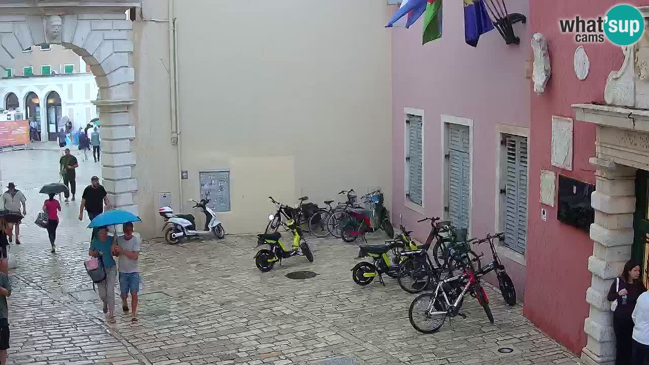 Live webcam Rovinj – Balbijev luk “Gradska vrata” – Istra – Hrvatska