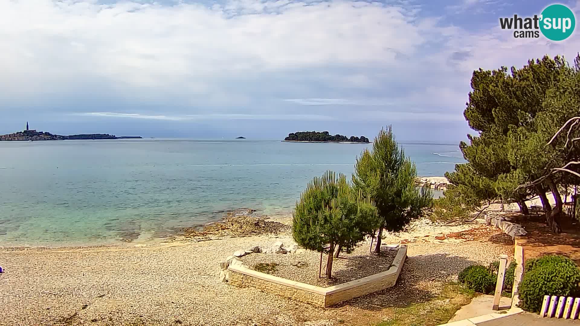 Web kamera Borik plaža Rovinj – Istra