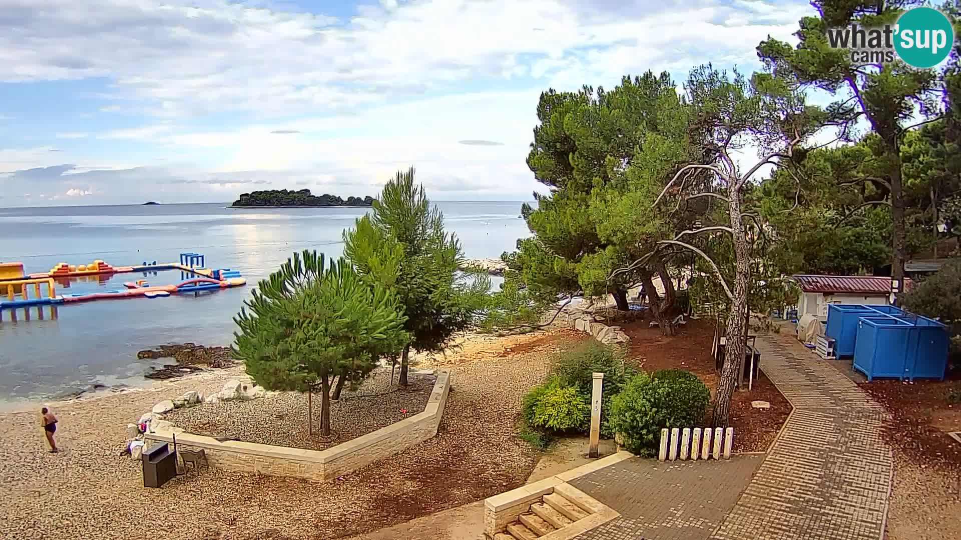 Web kamera Borik plaža Rovinj – Istra