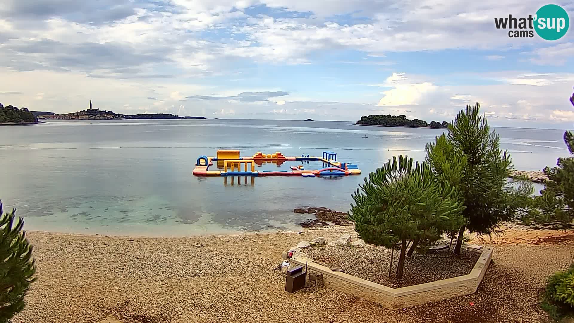 Spletna kamera plaža Borik Rovinj