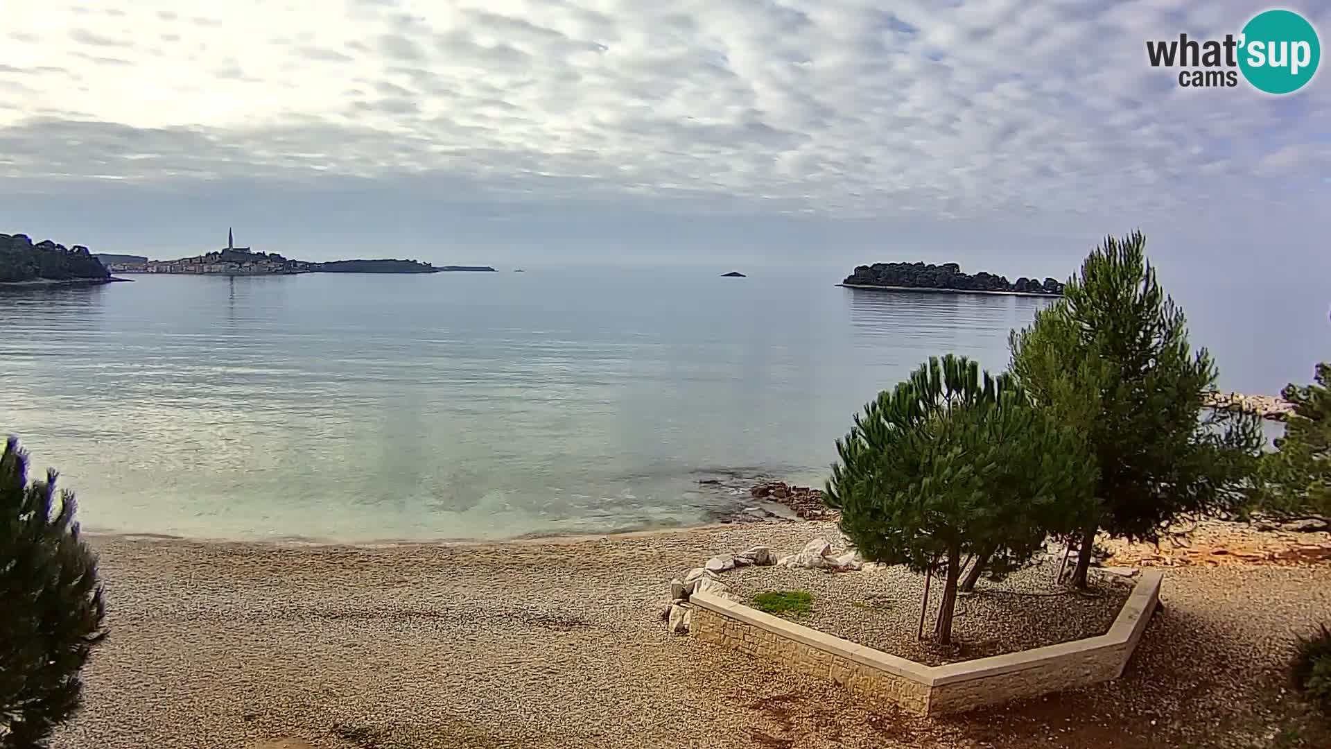 Spletna kamera plaža Borik Rovinj