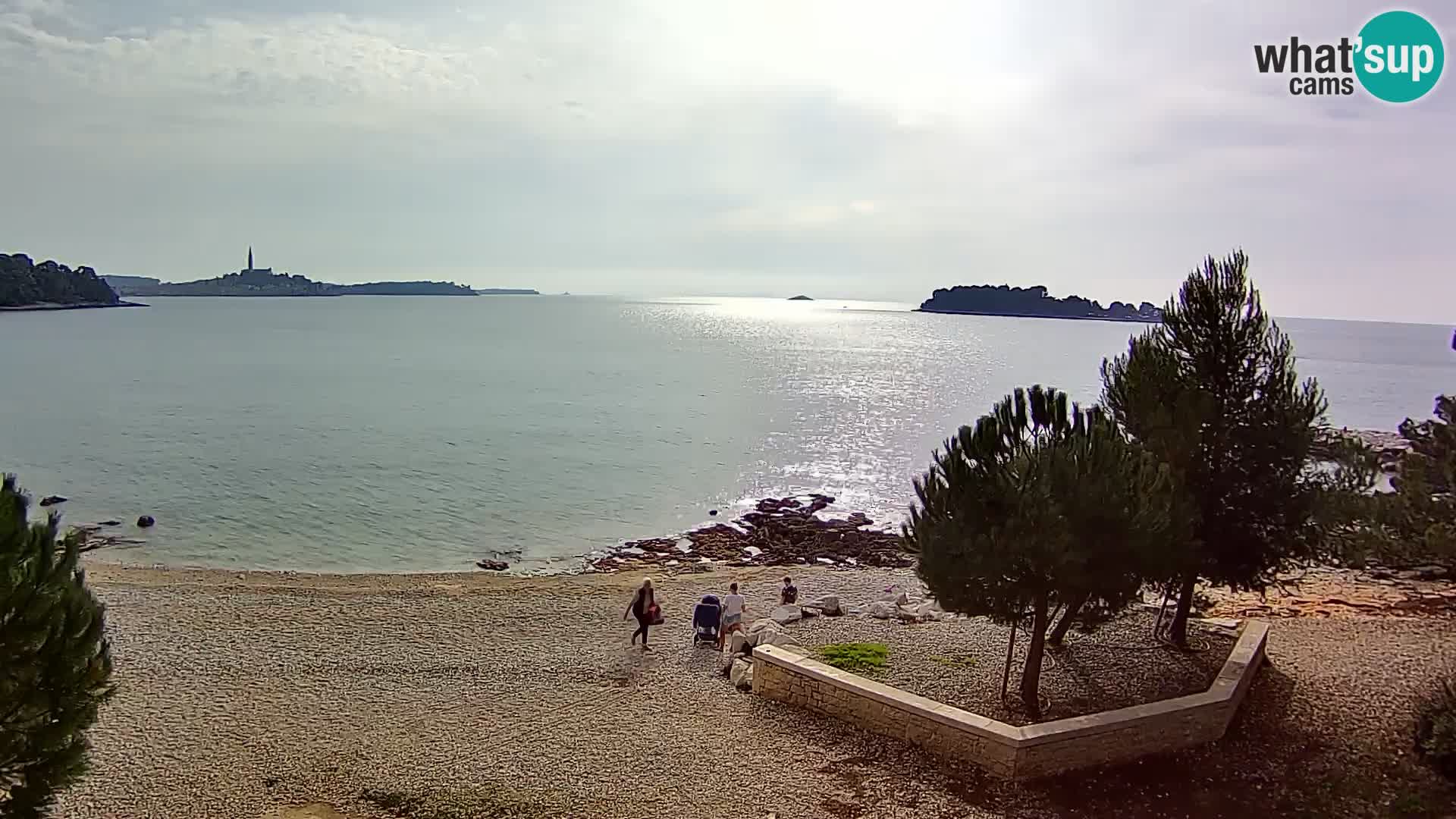 Webcam Spiaggia Borik a Rovigno – Istria