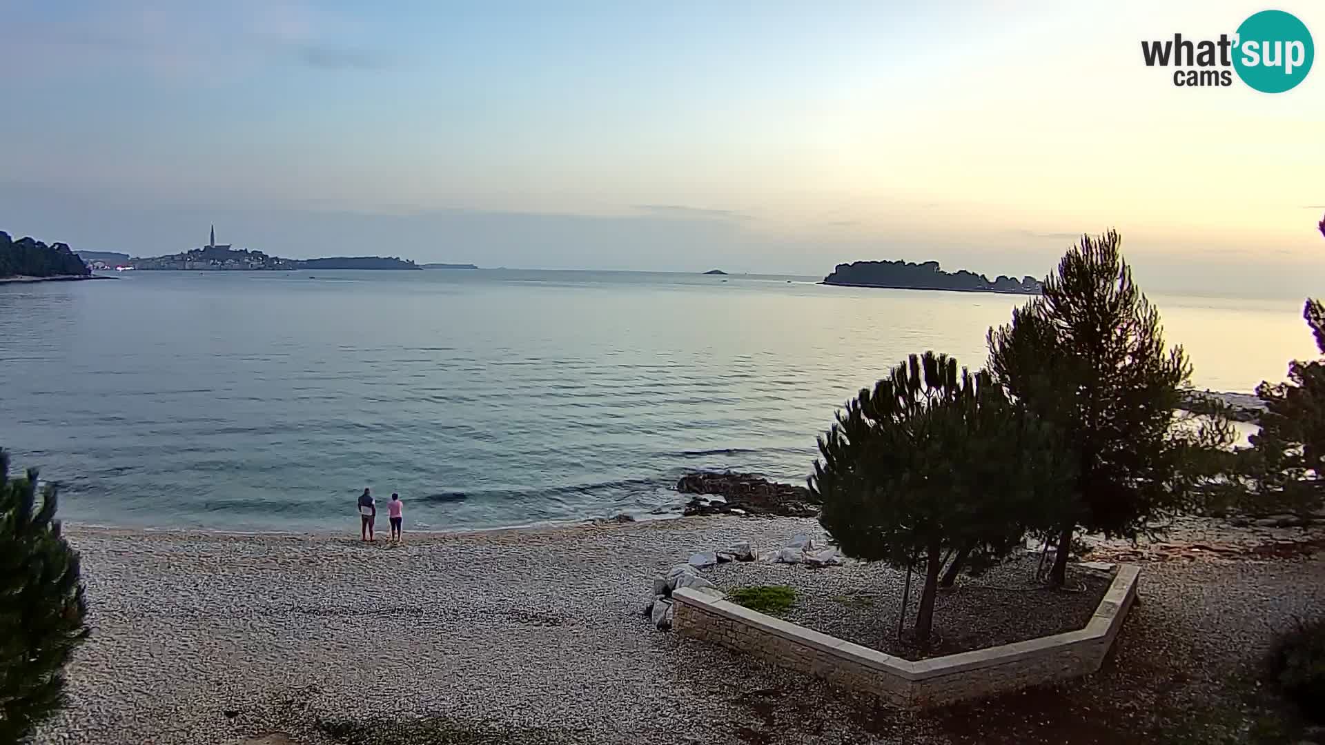 Spletna kamera plaža Borik Rovinj