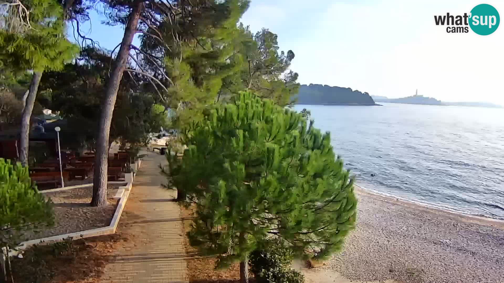 Spletna kamera plaža Borik Rovinj