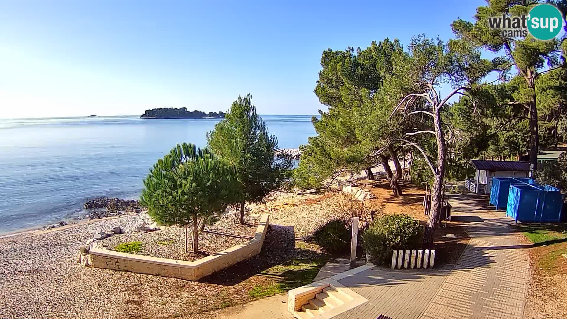 Web kamera Borik plaža Rovinj – Istra