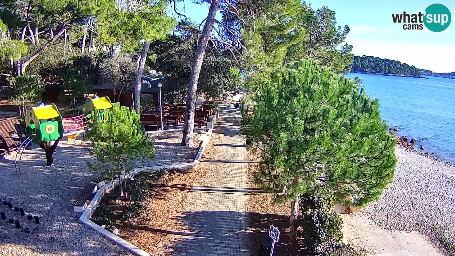 Webcam Spiaggia Borik a Rovigno – Istria