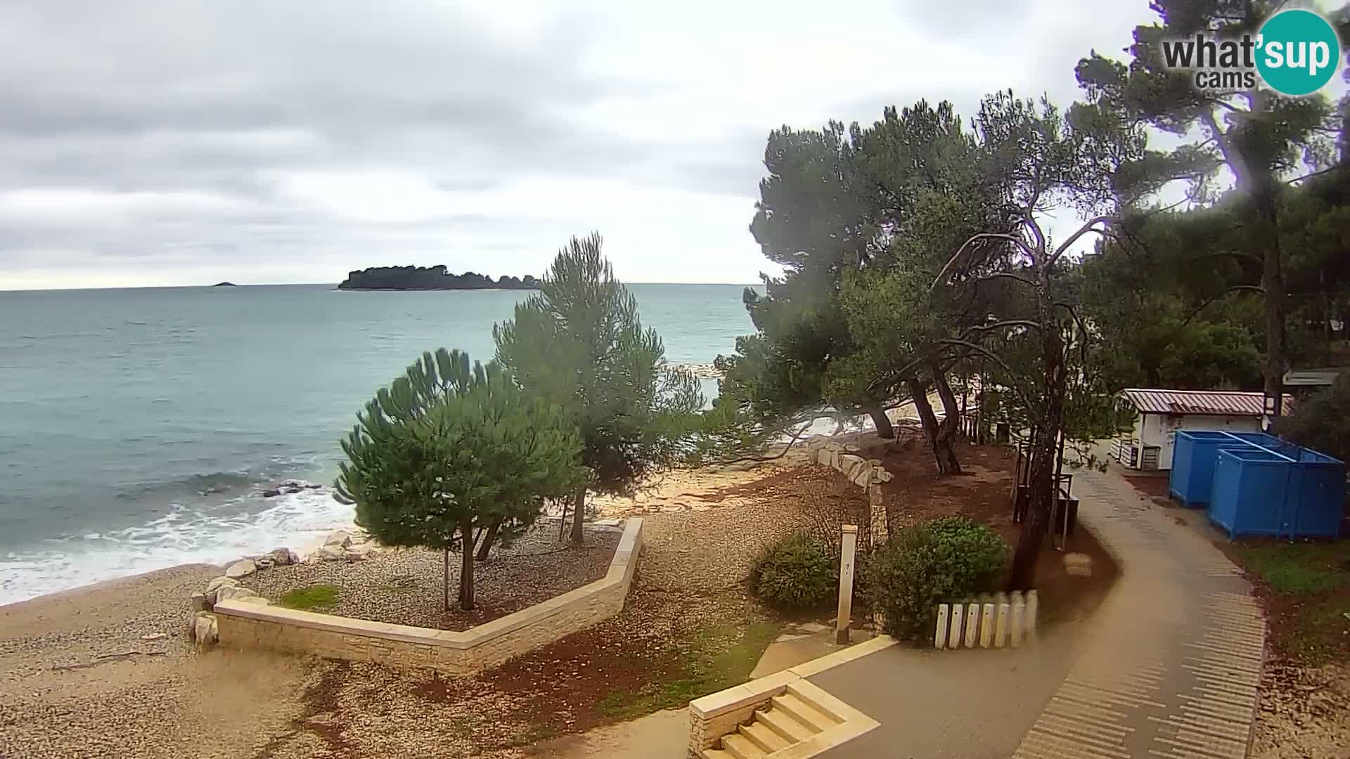 Camera en vivo Borik playa Rovinj – Istria