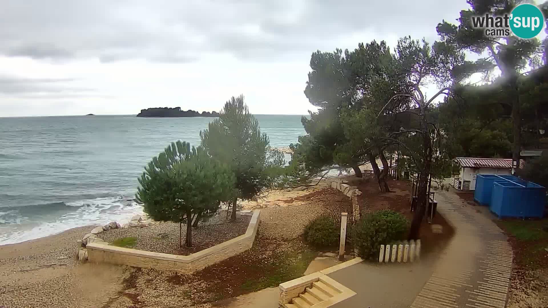 Web kamera Borik plaža Rovinj – Istra