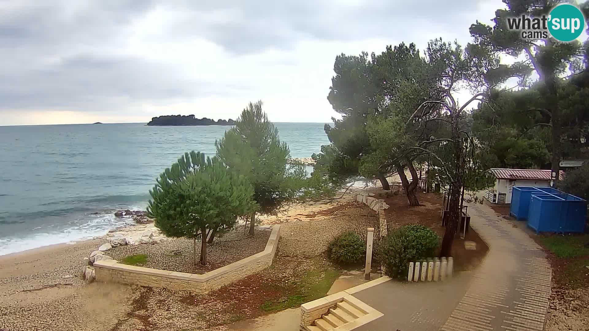 Web kamera Borik plaža Rovinj – Istra