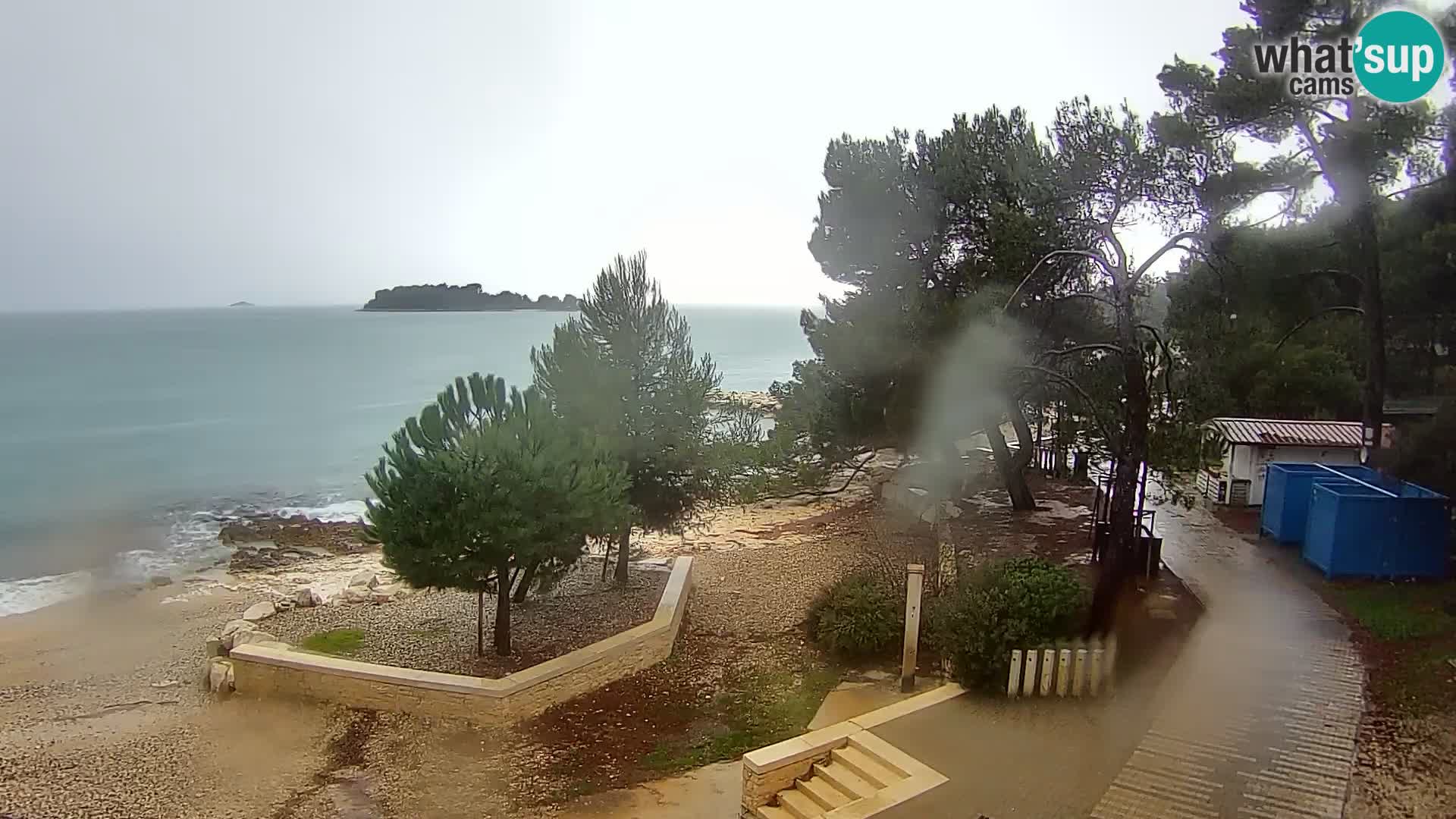 Spletna kamera plaža Borik Rovinj