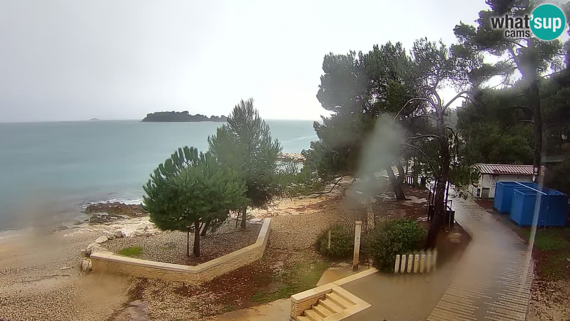 Webcam Spiaggia Borik a Rovigno – Istria