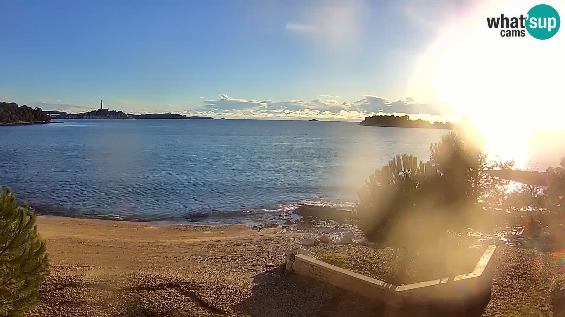 Webcam Spiaggia Borik a Rovigno – Istria