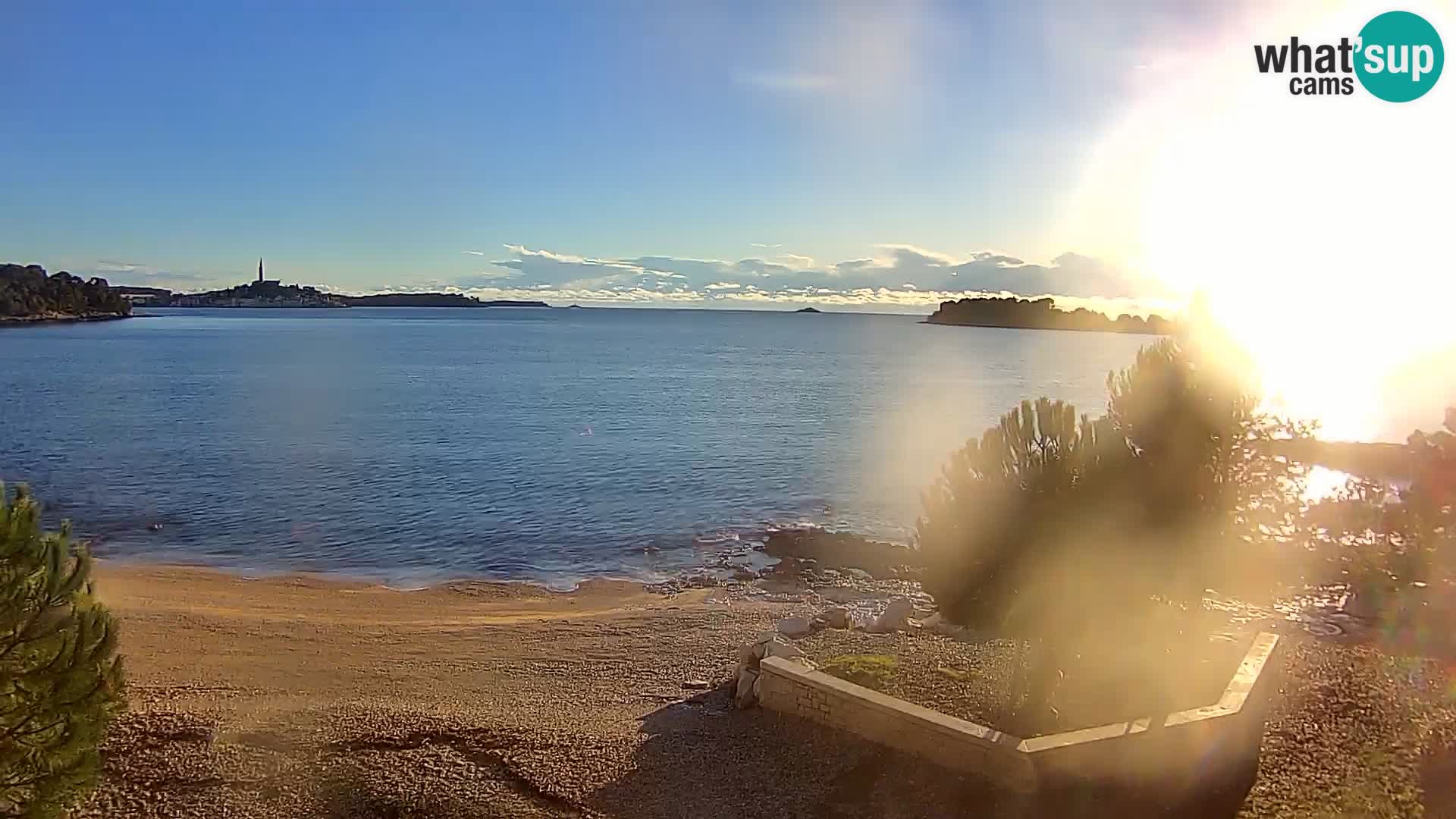 Spletna kamera plaža Borik Rovinj