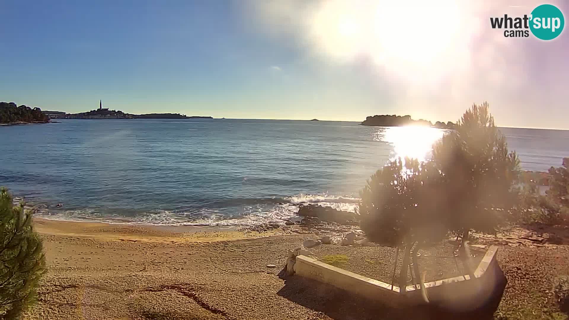 Webcam Spiaggia Borik a Rovigno – Istria