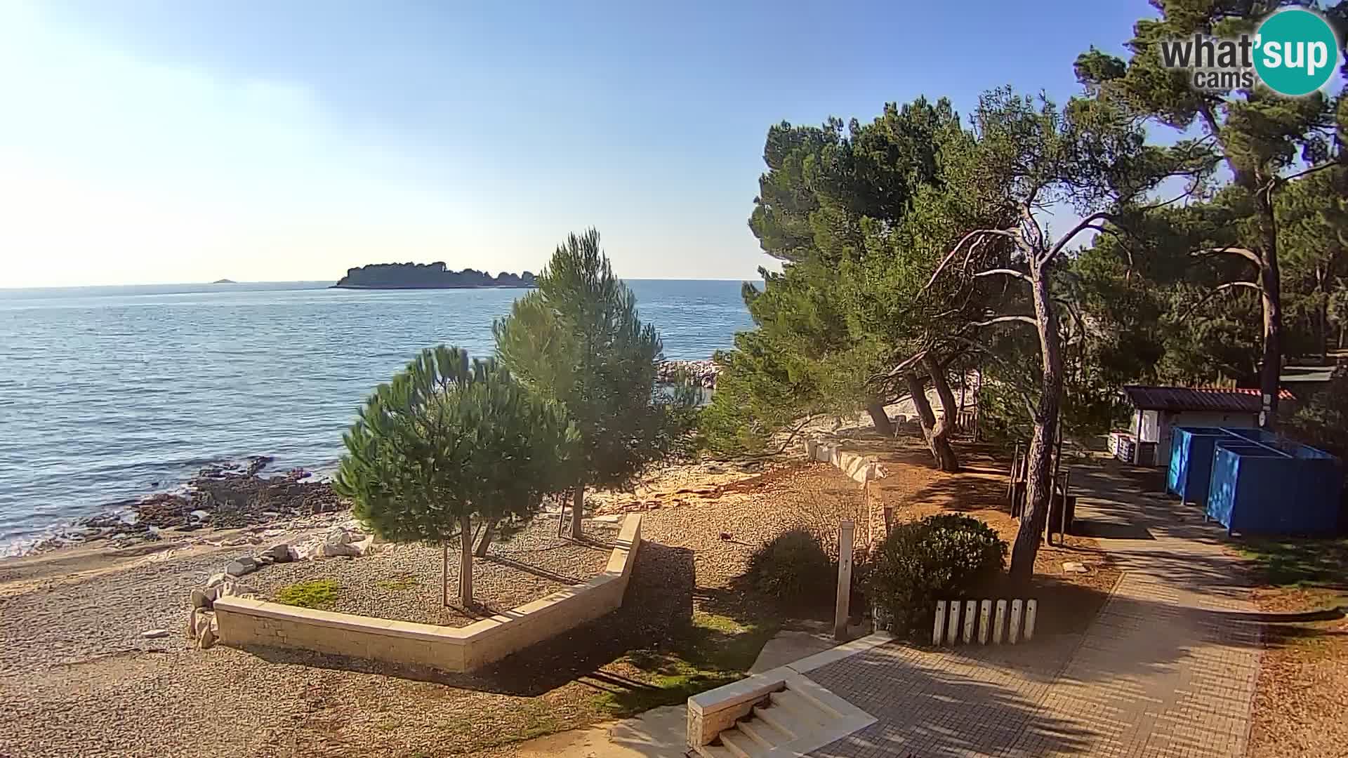 Web kamera Borik plaža Rovinj – Istra