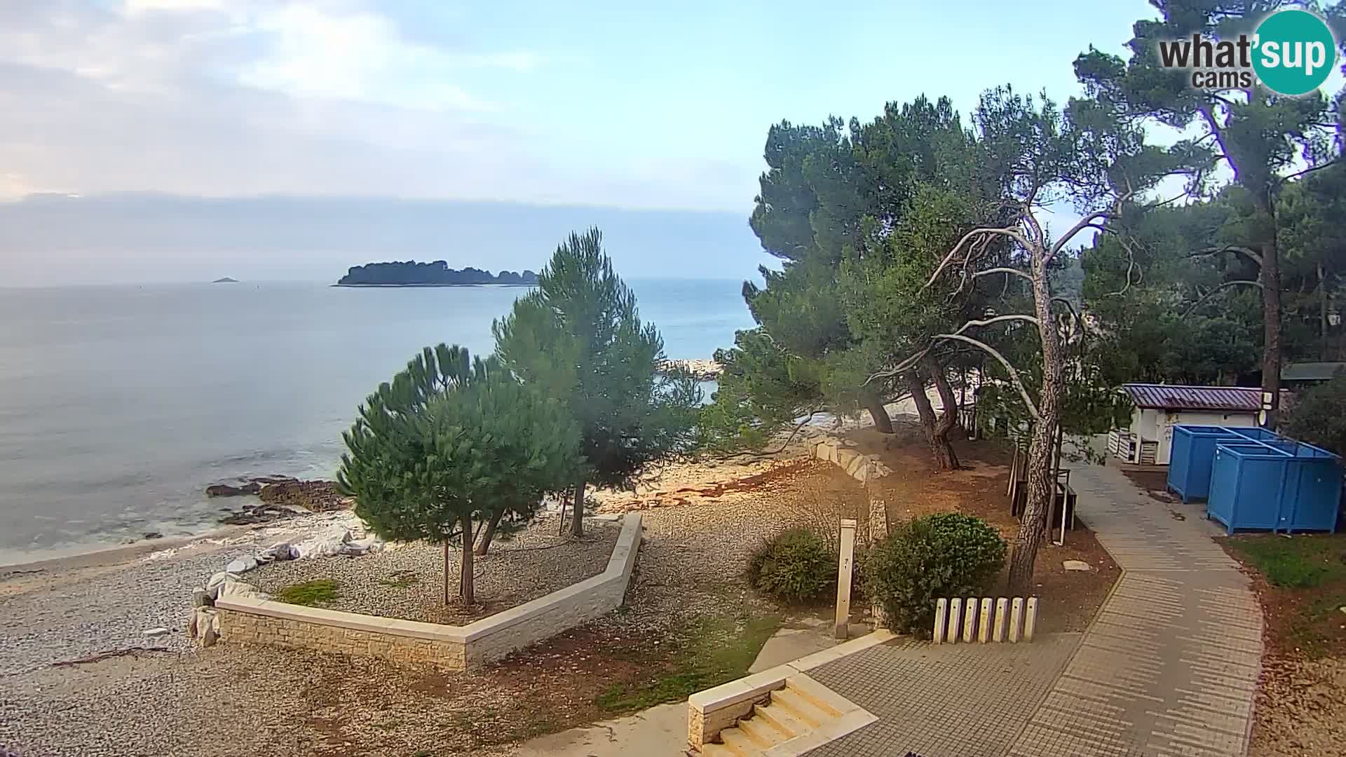 Camera en vivo Borik playa Rovinj – Istria