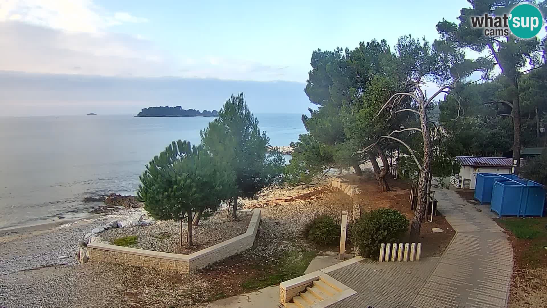 Camera en vivo Borik playa Rovinj – Istria