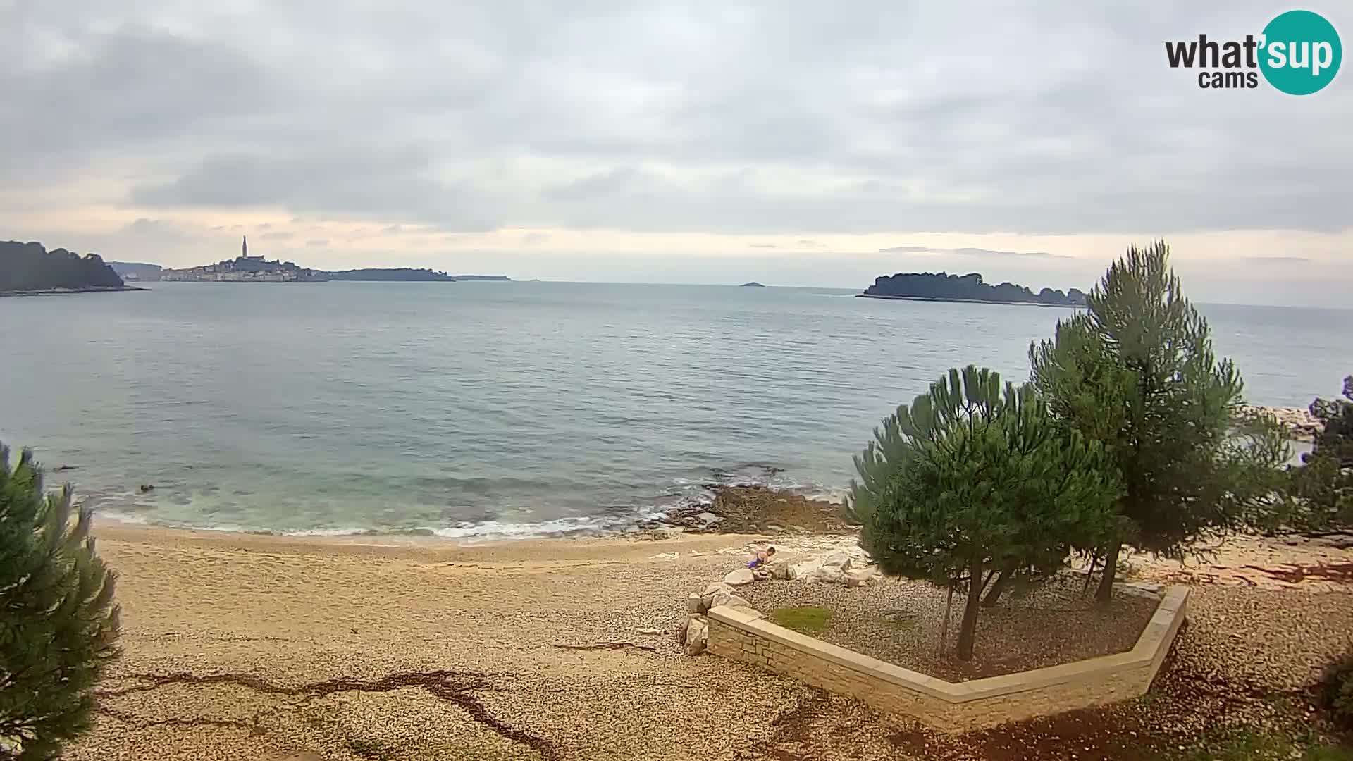 Spletna kamera plaža Borik Rovinj