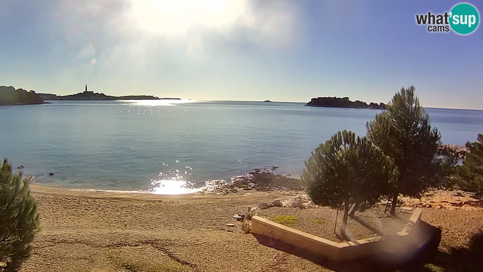 Spletna kamera plaža Borik Rovinj