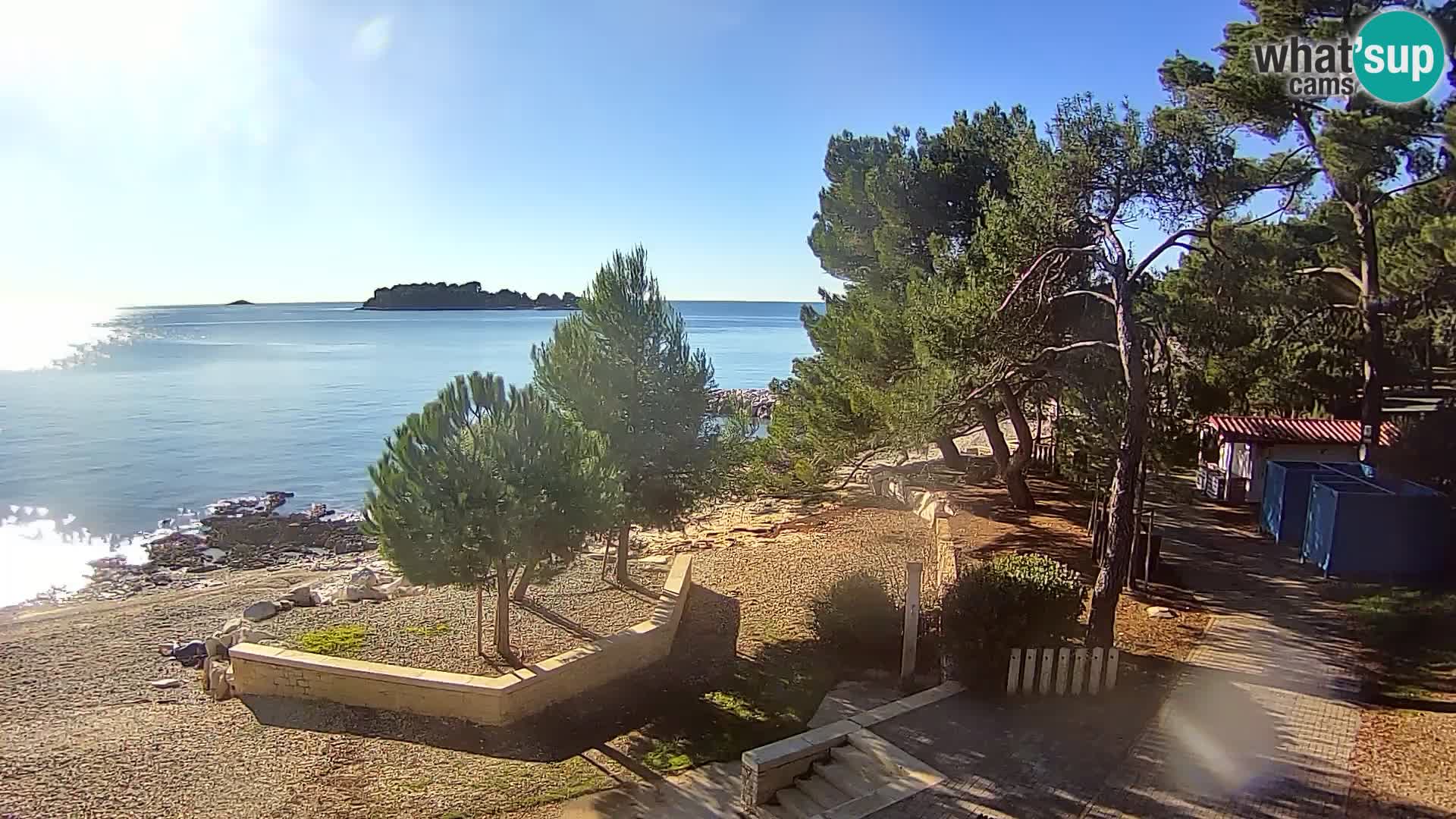 Camera en vivo Borik playa Rovinj – Istria