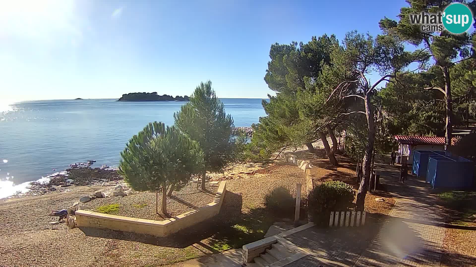 Camera en vivo Borik playa Rovinj – Istria