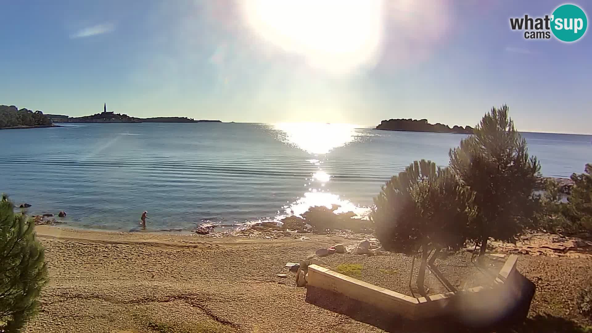 Spletna kamera plaža Borik Rovinj