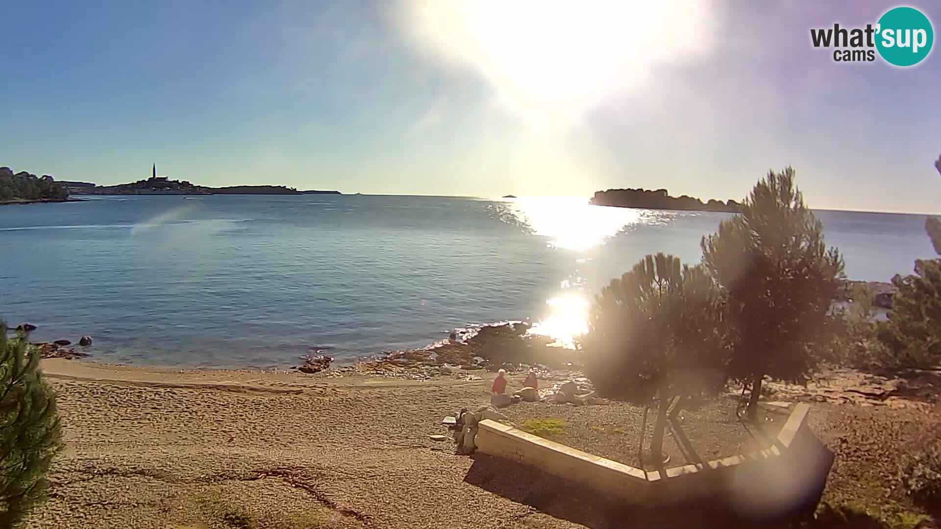 Spletna kamera plaža Borik Rovinj