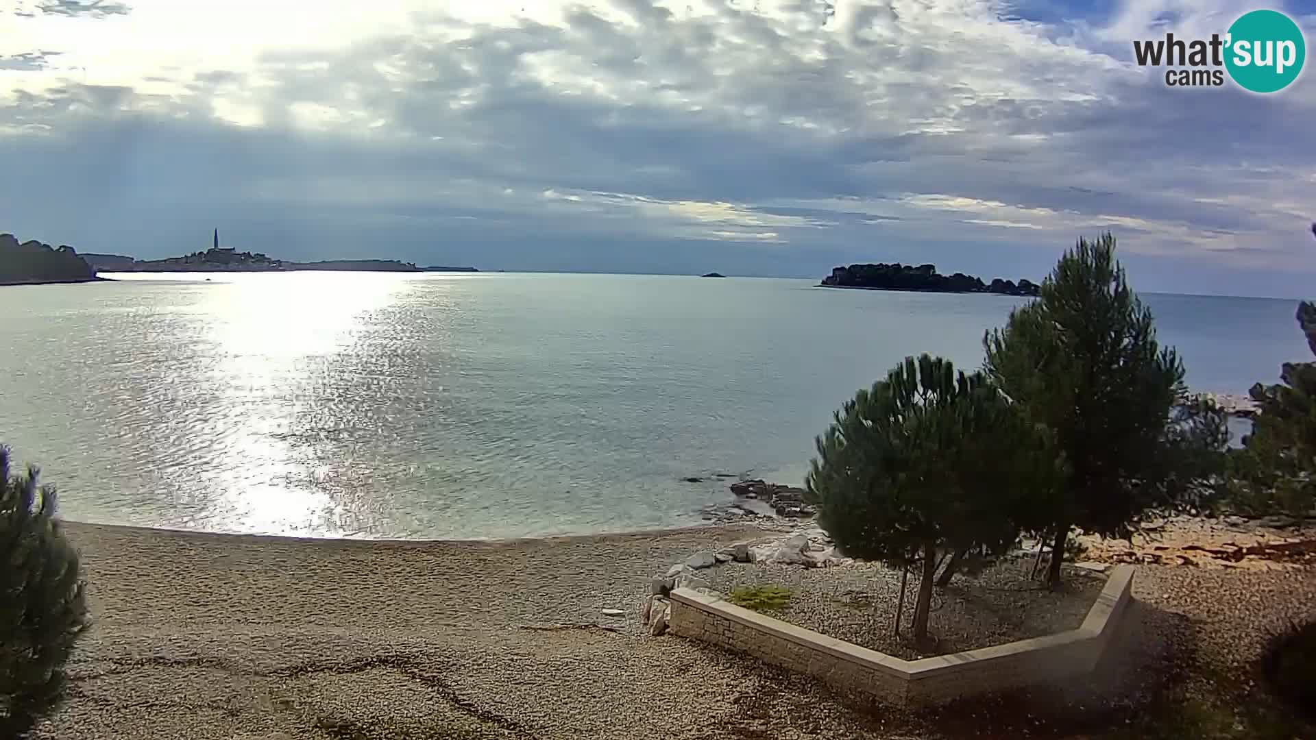 Spletna kamera plaža Borik Rovinj