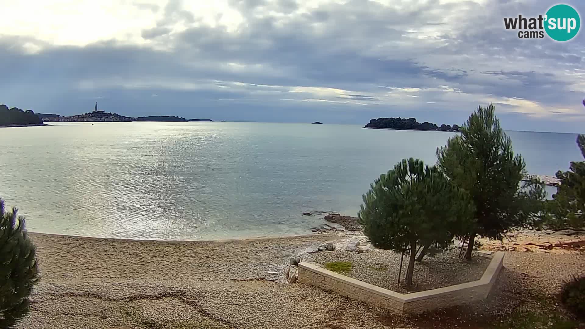 Webcam Spiaggia Borik a Rovigno – Istria