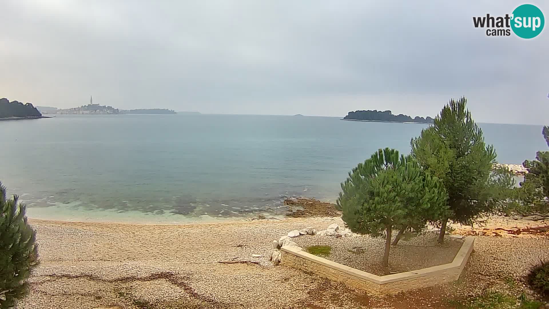 Spletna kamera plaža Borik Rovinj