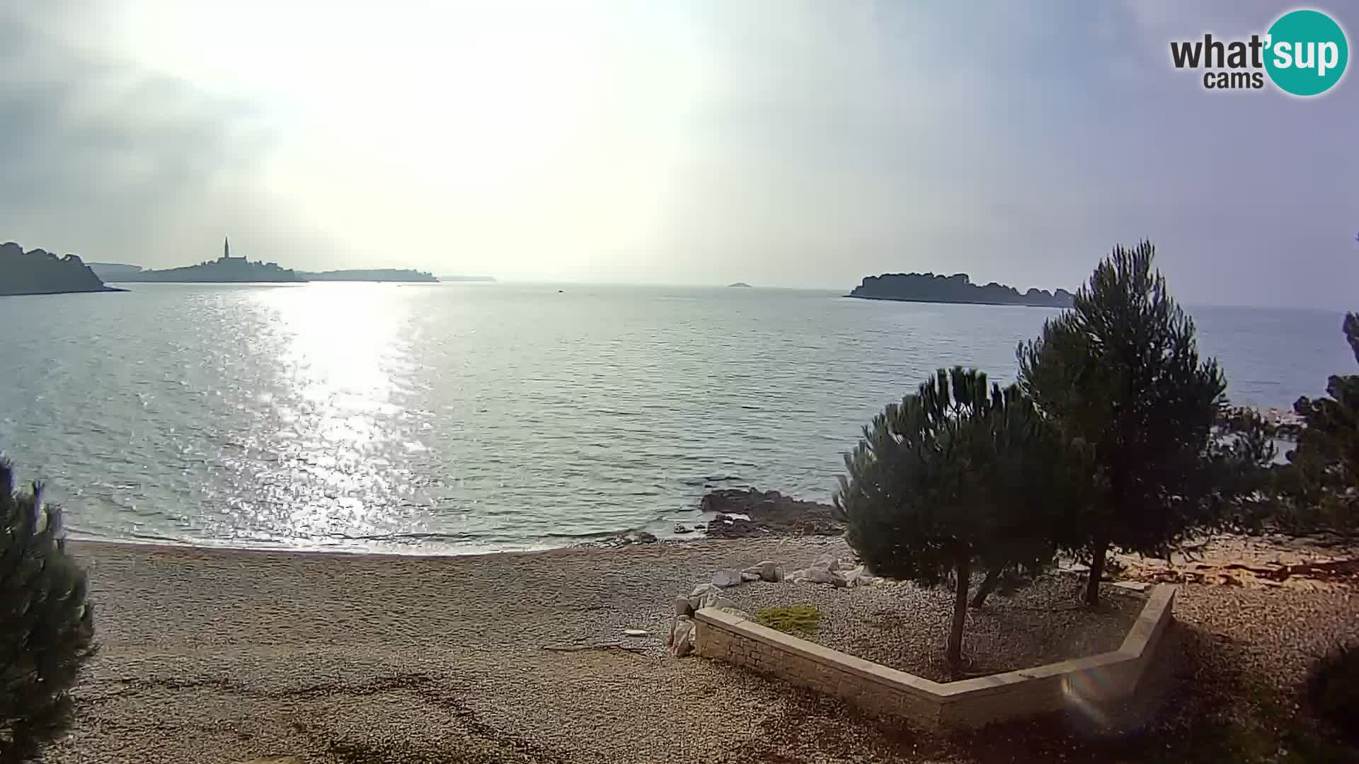 Spletna kamera plaža Borik Rovinj