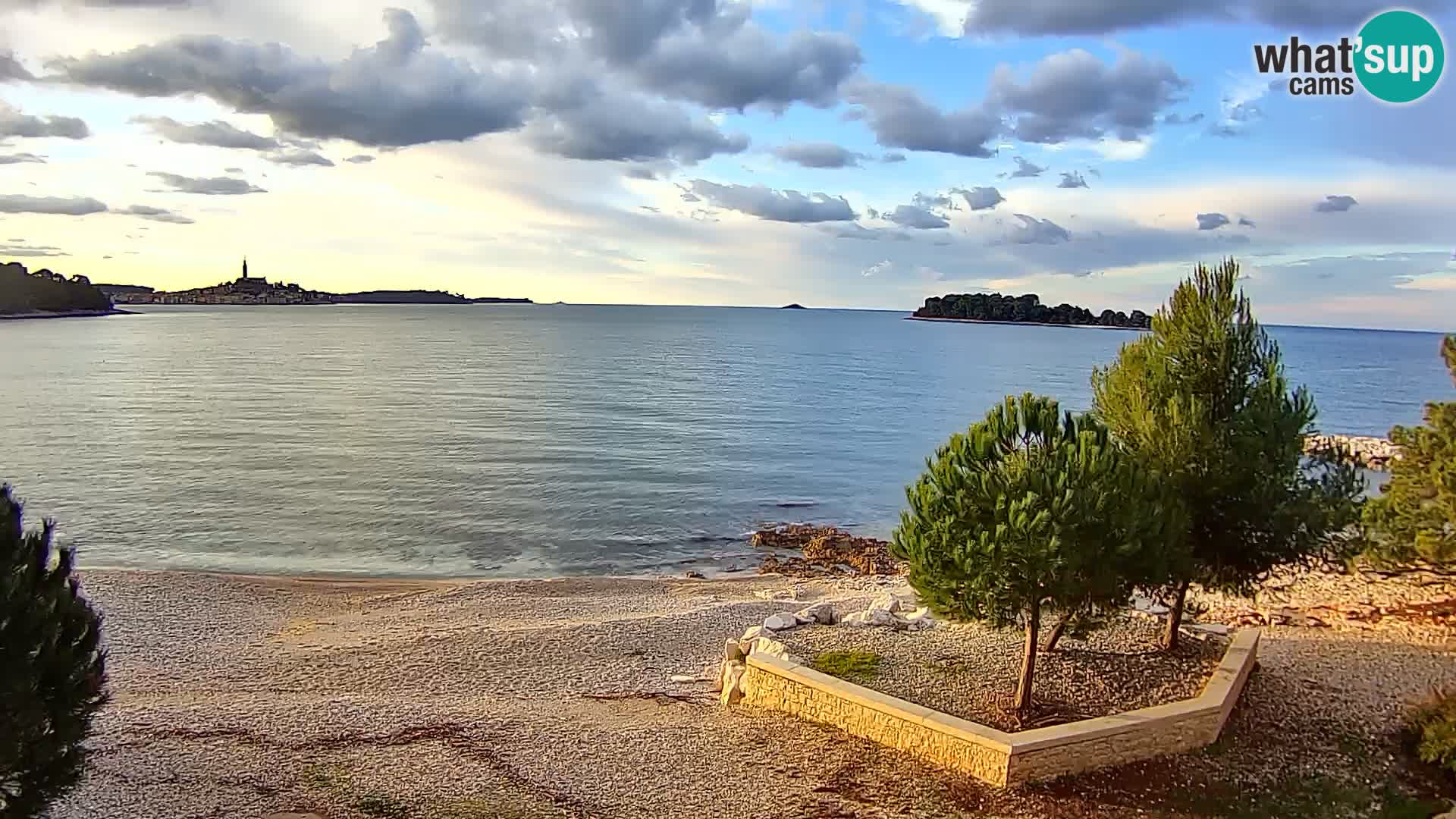 Webcam Spiaggia Borik a Rovigno – Istria