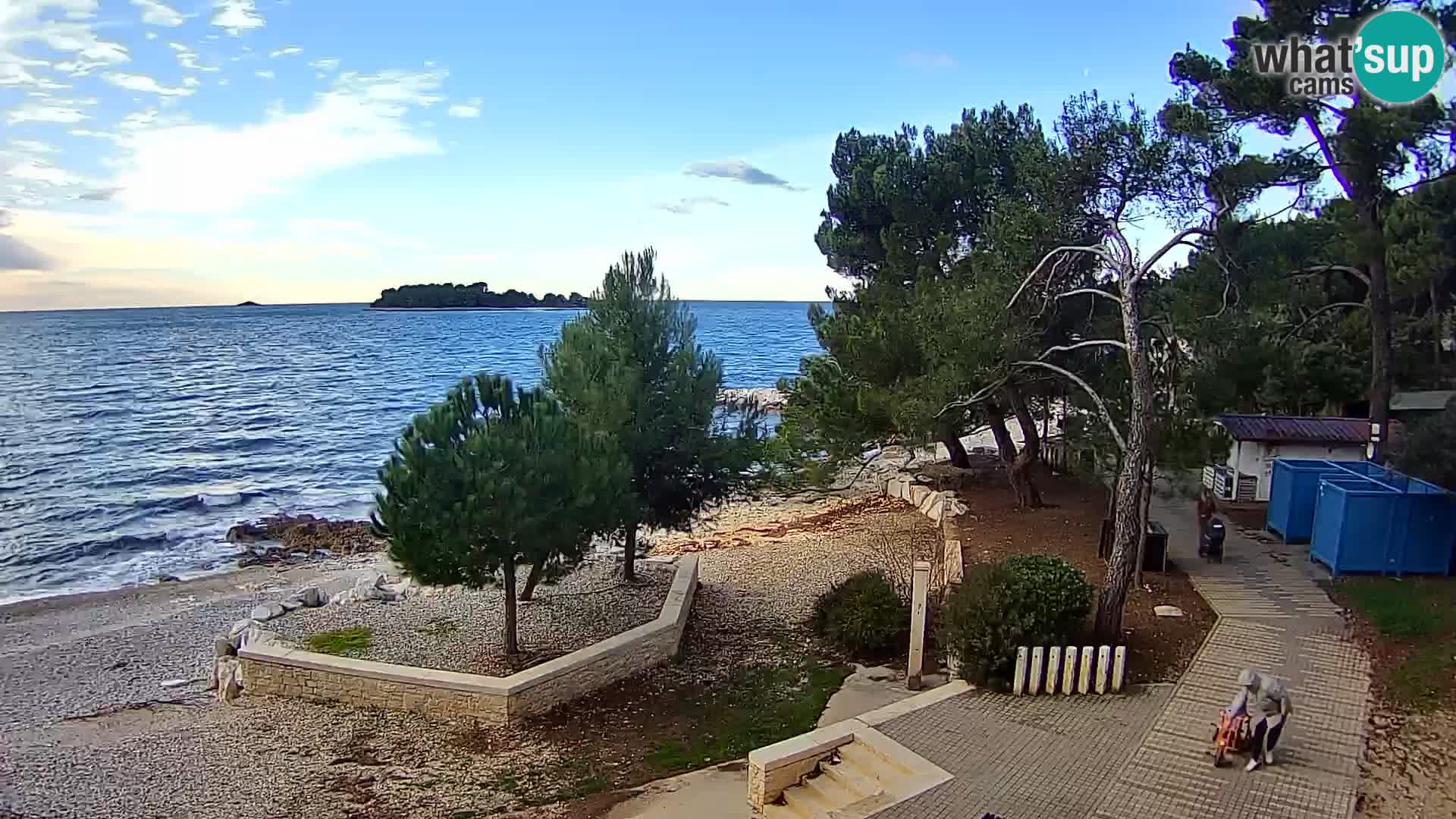 Web kamera Borik plaža Rovinj – Istra