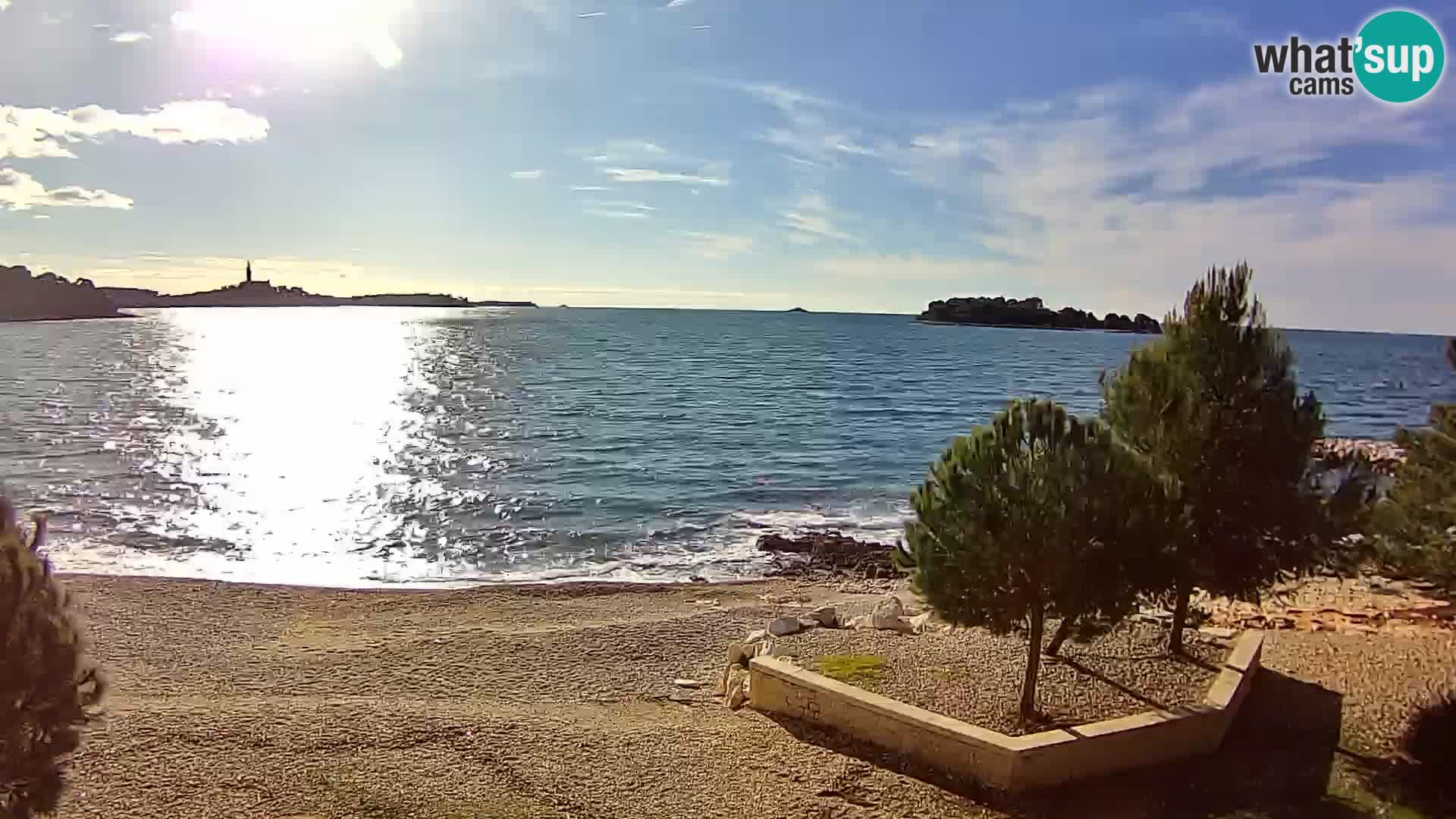 Webcam Spiaggia Borik a Rovigno – Istria