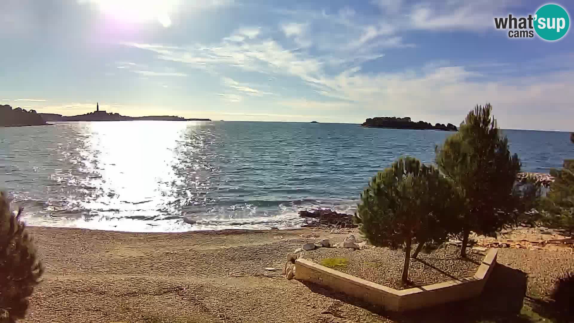 Webcam Spiaggia Borik a Rovigno – Istria